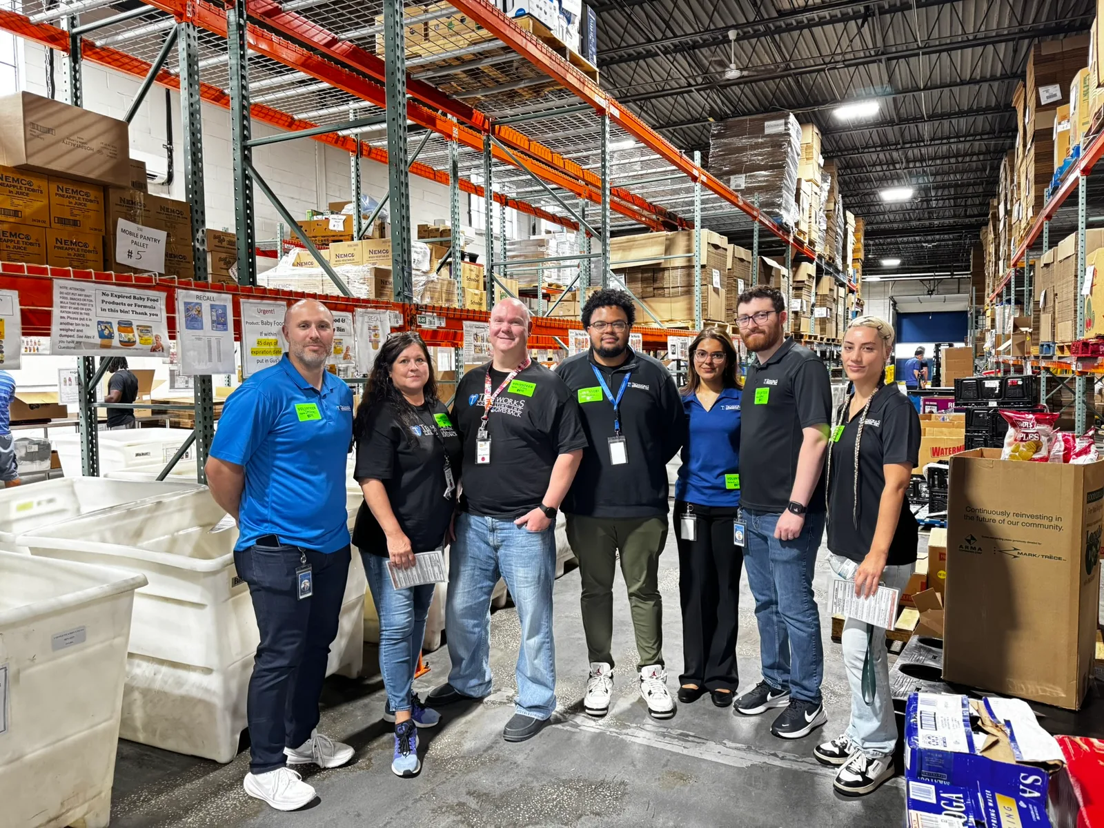 Techworks volunteers at Long Island Cares