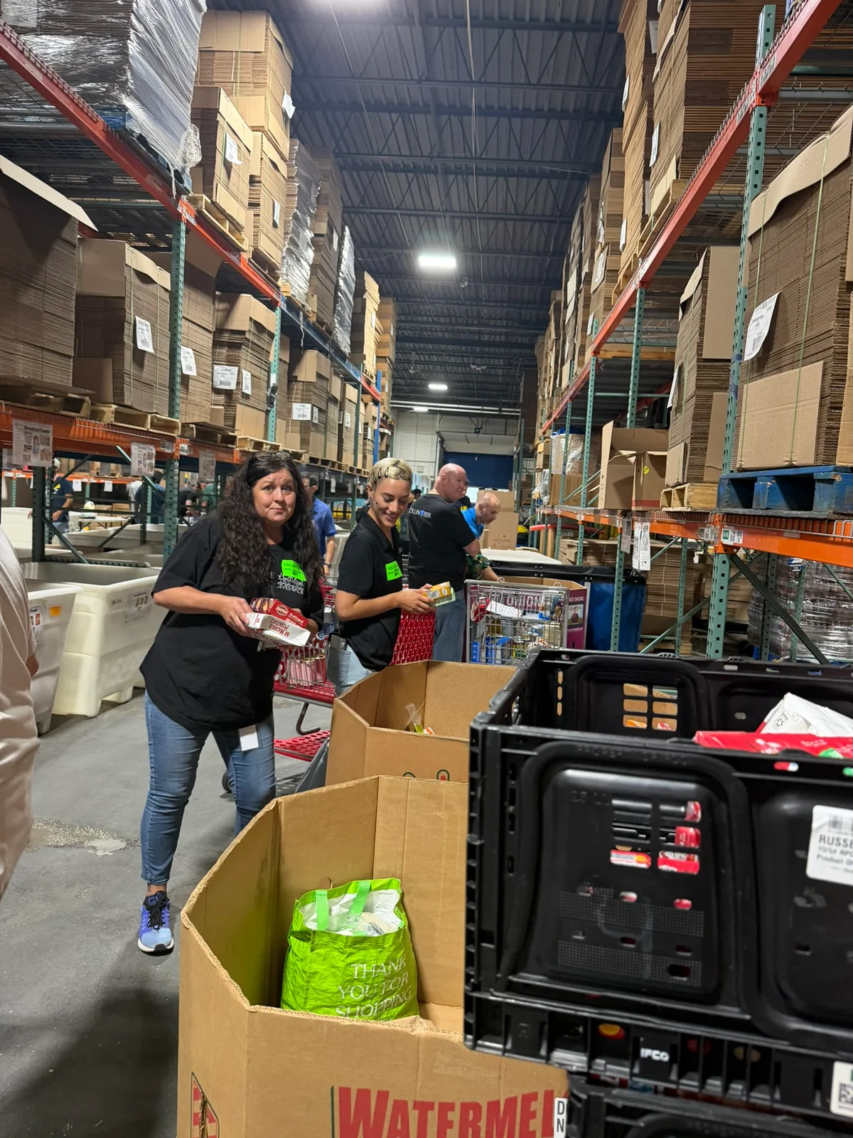 Techworks volunteers at Long Island Cares